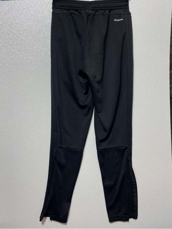 adidas Black Men's Performance Joggers with Zippered Pockets - Picture 4 of 6